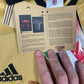 BNWT New Vintage Authentic AC Milan Adidas 1999 - 2000 Fourth Football Shirt Anniversary Centenary 1899 1999 OPEL Size XL Made in Italy Gold Climalite Deadstock
