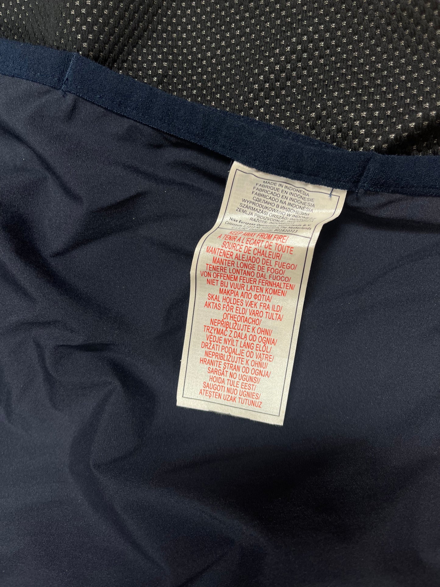 Y2K Arsenal London AFC Nike Total 90 2004 - 2006 Drill Training Top Techwear Technical Pullover Sweatshirt Blue The Gunners