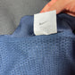 Y2K Arsenal London AFC Nike Total 90 2004 - 2006 Drill Training Top Techwear Technical Pullover Sweatshirt Blue The Gunners
