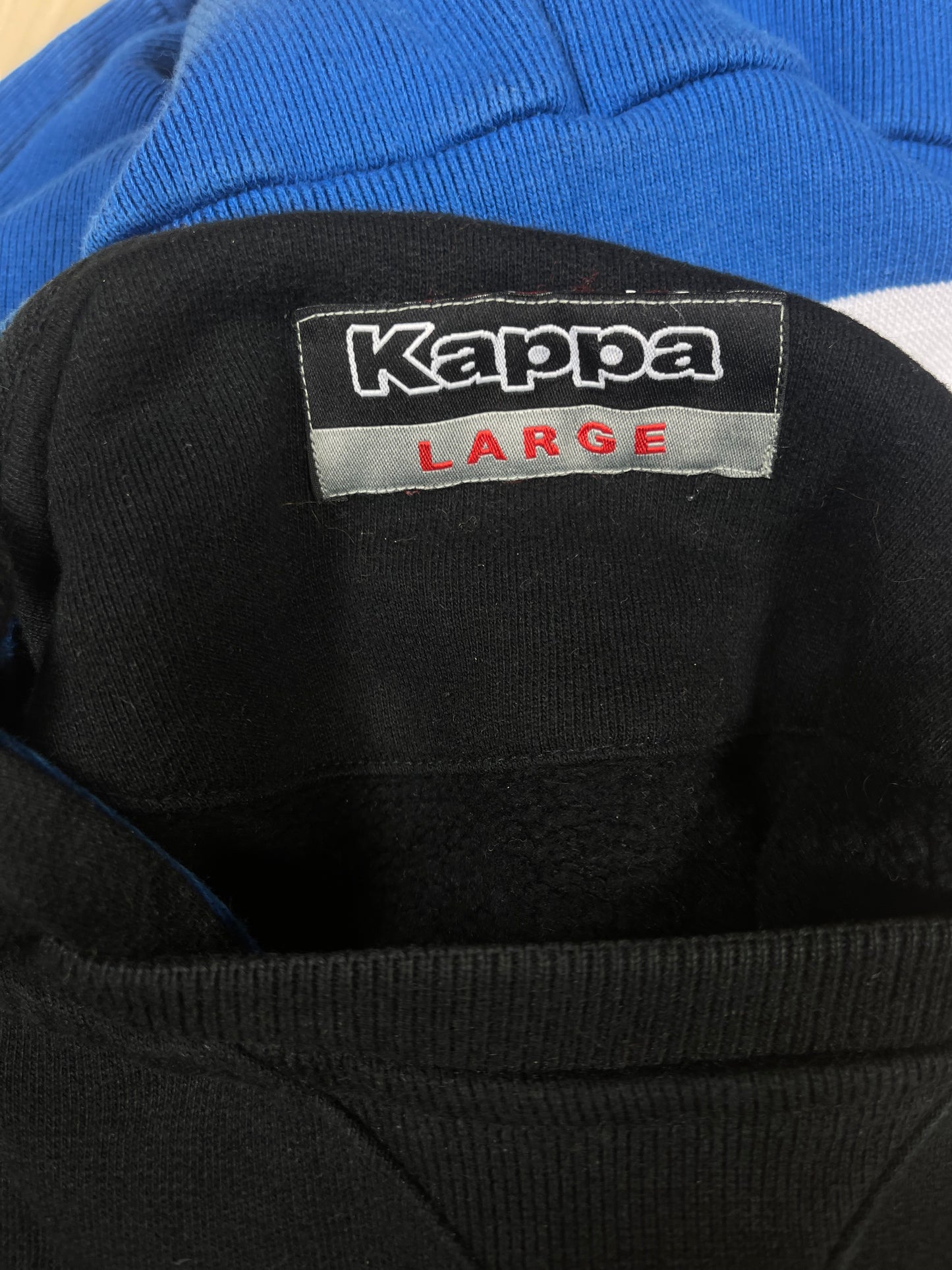 FCK FC Københahavn Copenhagen Kappa 2008 - 2009 Hoodie Heavy Cotton Hooded Sweat Top Size L Black