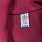 Vintage 80's Adidas Track Top Jacket Made in West Germany Burgundy Size S-M