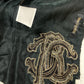 Y2K Roberto Cavalli 2007 Cropped Fitted Blazer Size 40 S Embroidered Military Inspired Luxury Statement