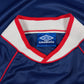 Vintage Ajax Amsterdam Umbro 1999 - 2000 Away Shirt Vapa Tech Blue Abn Amro Size L