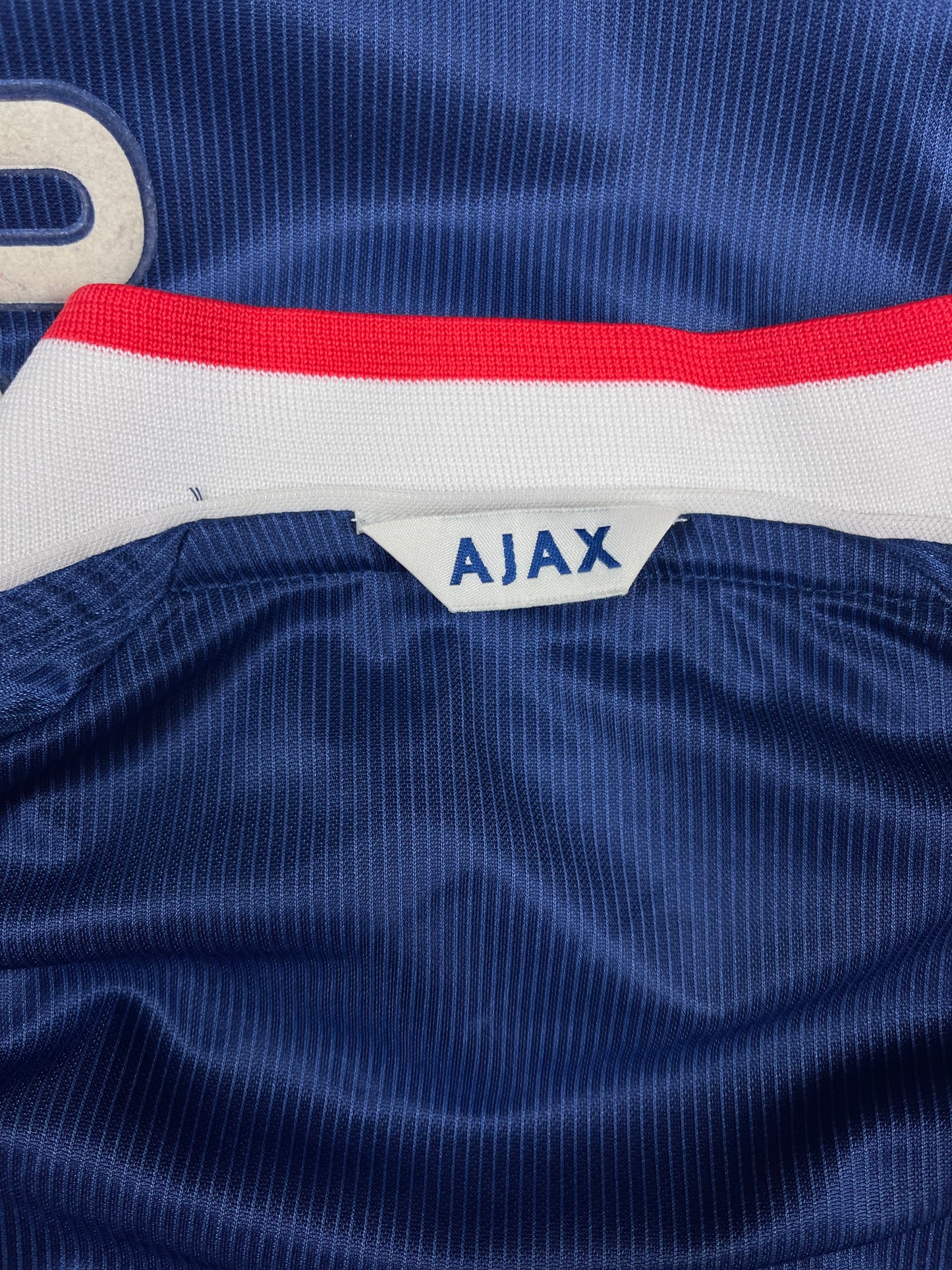 Vintage Ajax Amsterdam Umbro 1999 - 2000 Away Shirt Vapa Tech Blue Abn Amro Size L