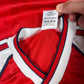 Vintage Authentic Arsenal Adidas 1988 - 1990 Home Football Shirt JVC Red White Made in UK Size S