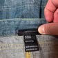 Y2K Diesel Mini Asymmetrical Denim Skirt Size 26 Small Low Waist Paris Hilton