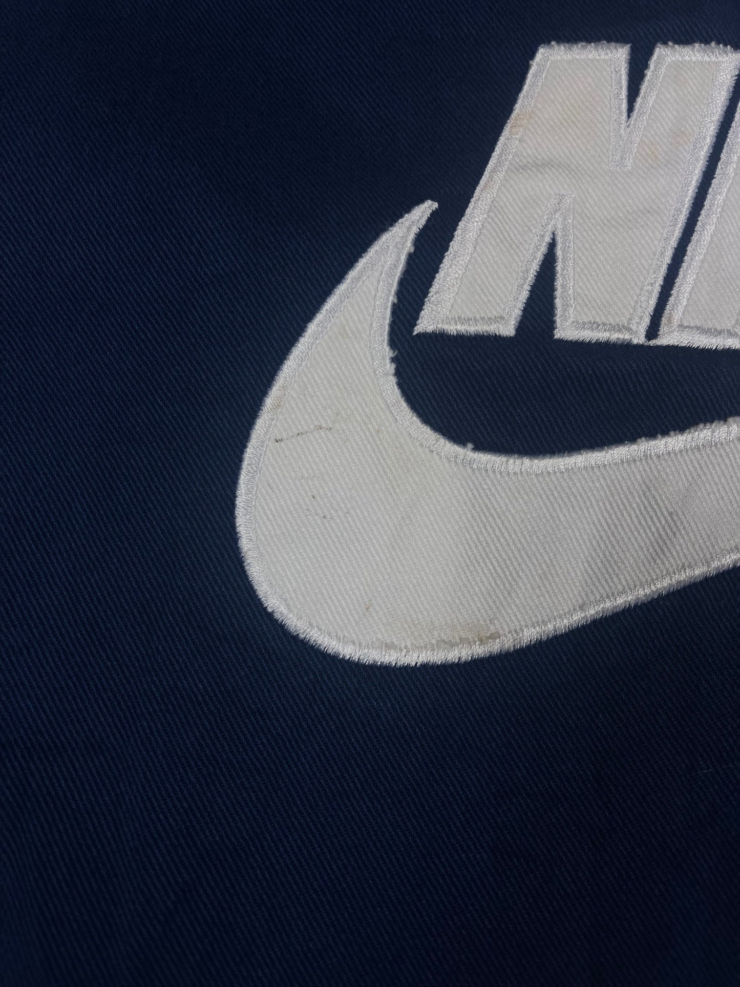 Ultra Rare Grail Archive Nike Premier Arsenal 1994 - 1995 Dril Top Sweatshirt Blue Size L Heavy Cotton