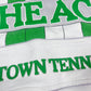 Archive Rare Classic Vintage Adidas Take Off The Aces RyeTown Tennis Club 1886 1986 Sweatshirt White Green Crew Neck