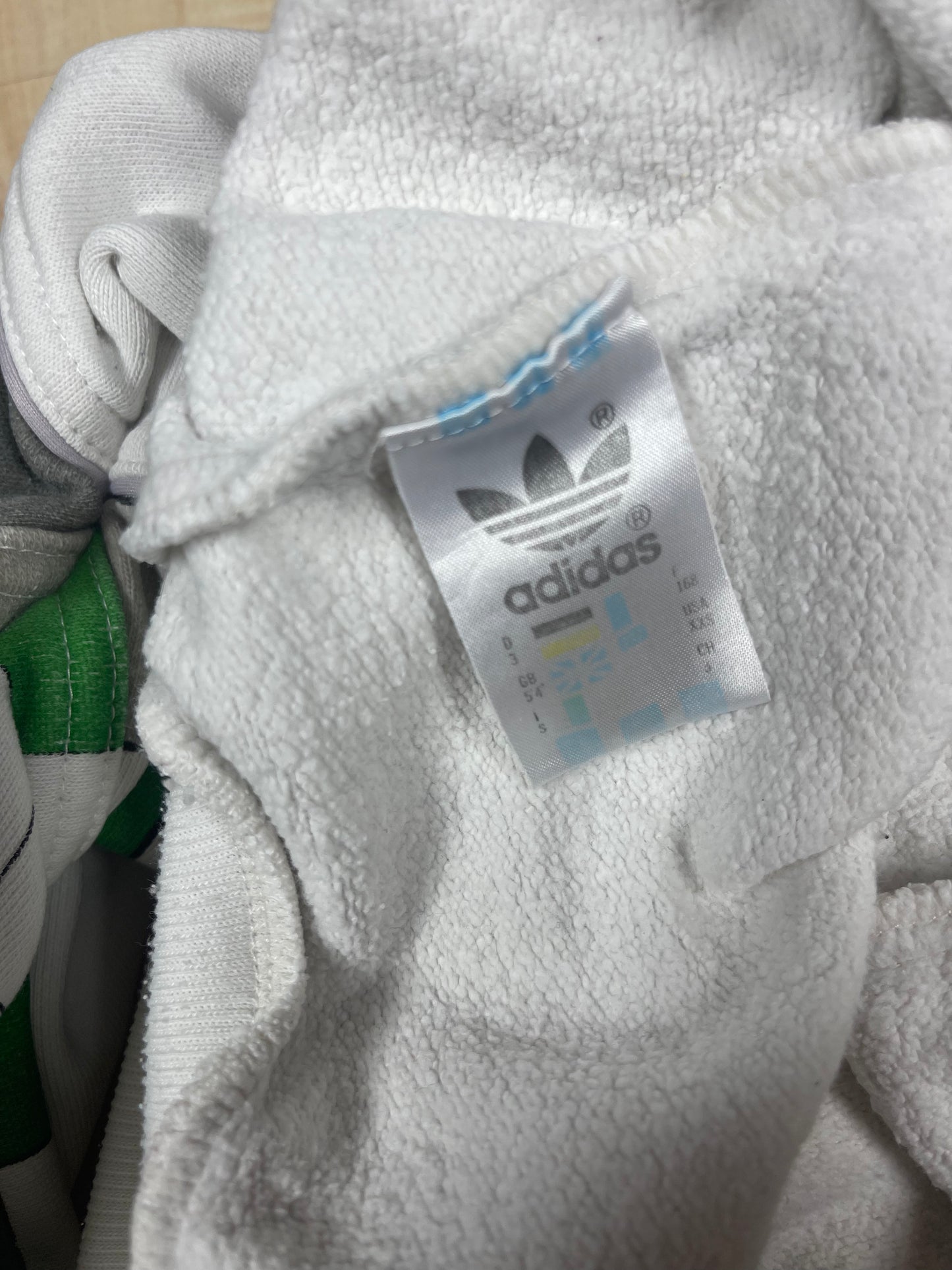 Archive Rare Classic Vintage Adidas Take Off The Aces RyeTown Tennis Club 1886 1986 Sweatshirt White Green Crew Neck