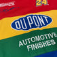 Y2K Nascar Jeff Gordon 24 Du Pont Rainbow Blue Green Yellow Red Racing Sweater Chase Authentic Sweatshirt Automotive Finishes Hendrick Motorsports Size L