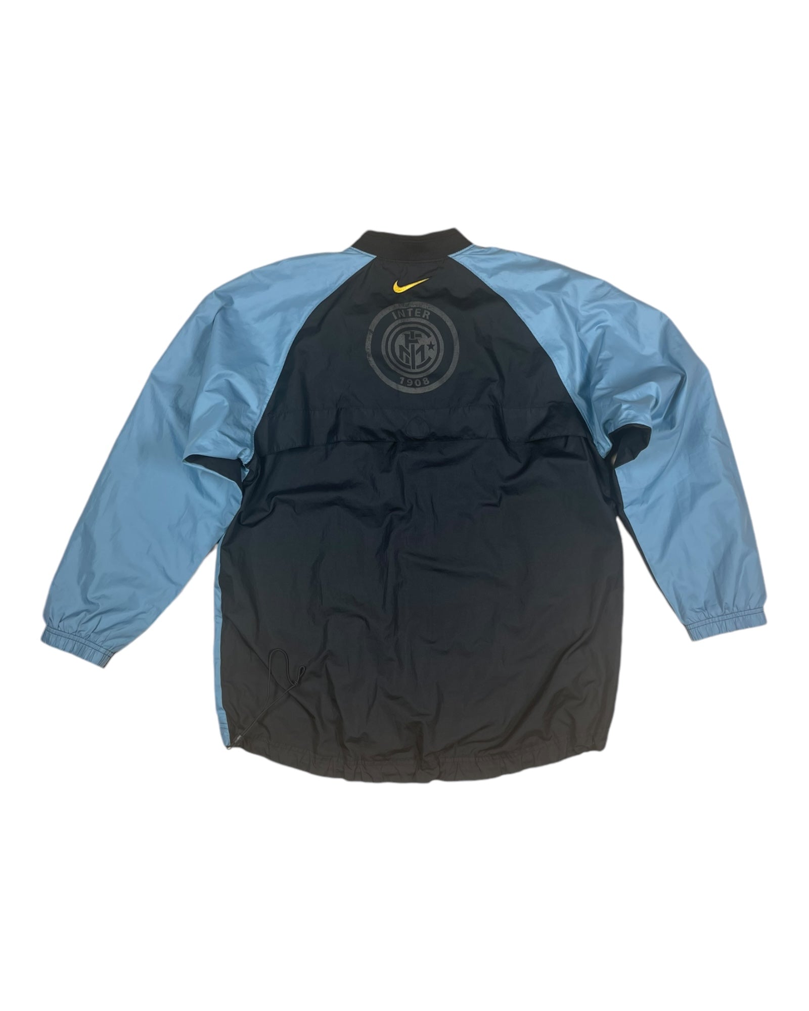 Inter Internationale Milano Nike Team 1998-2000 Light Football Jacket / Shell Size L Blue Black