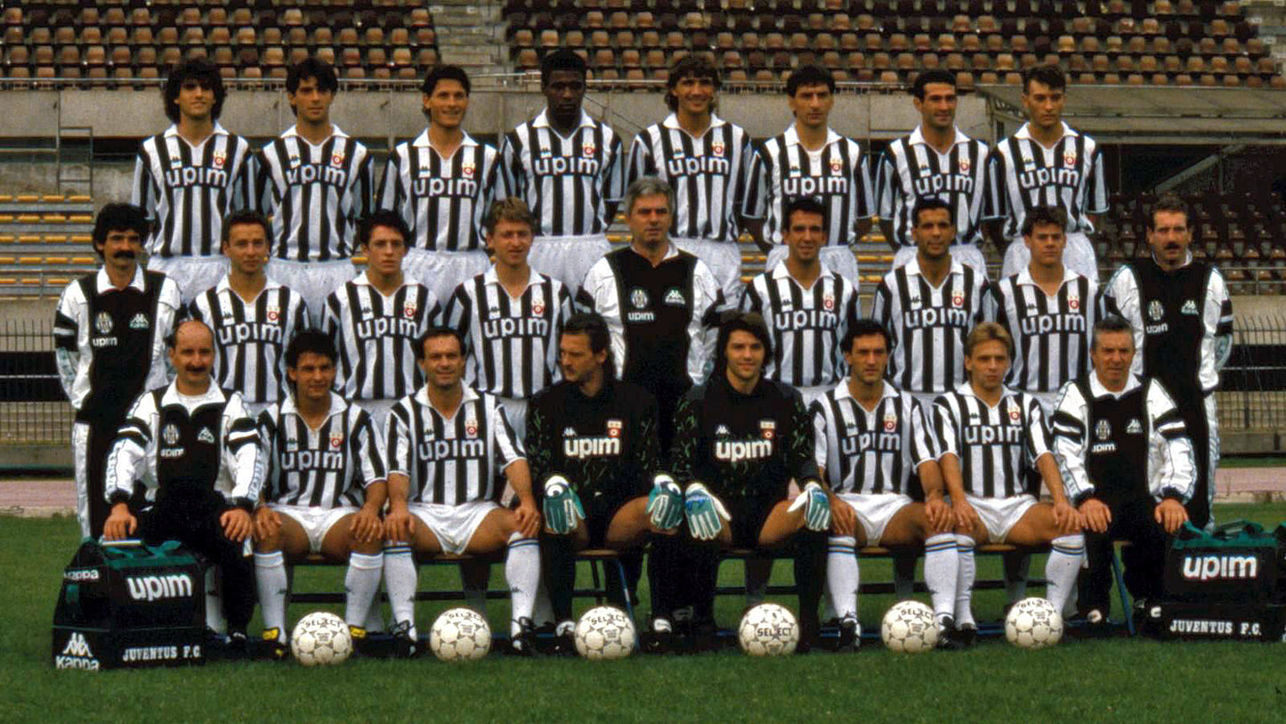 Juventus Kappa 1990 - 1991 Track Top Jacket Upim Size L Black White