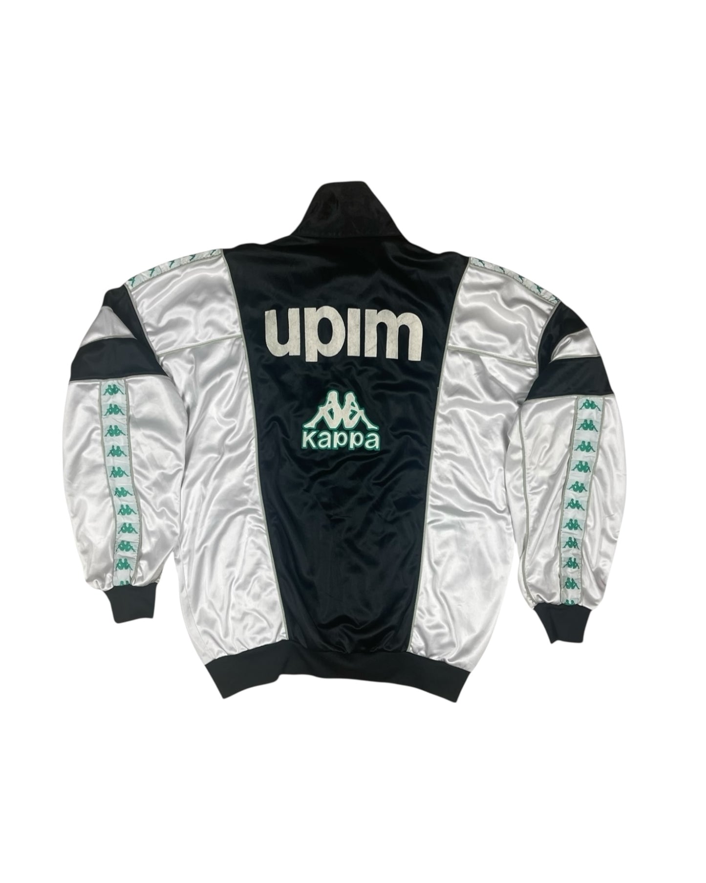Juventus Kappa 1990 - 1991 Track Top Jacket Upim Size L Black White