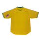 🇧🇷New Authentic Brazil Brasil Nike 2000-2001 Home Football Shirt Yellow Green DRI FIT Deadstock NOS BNWT Size XL