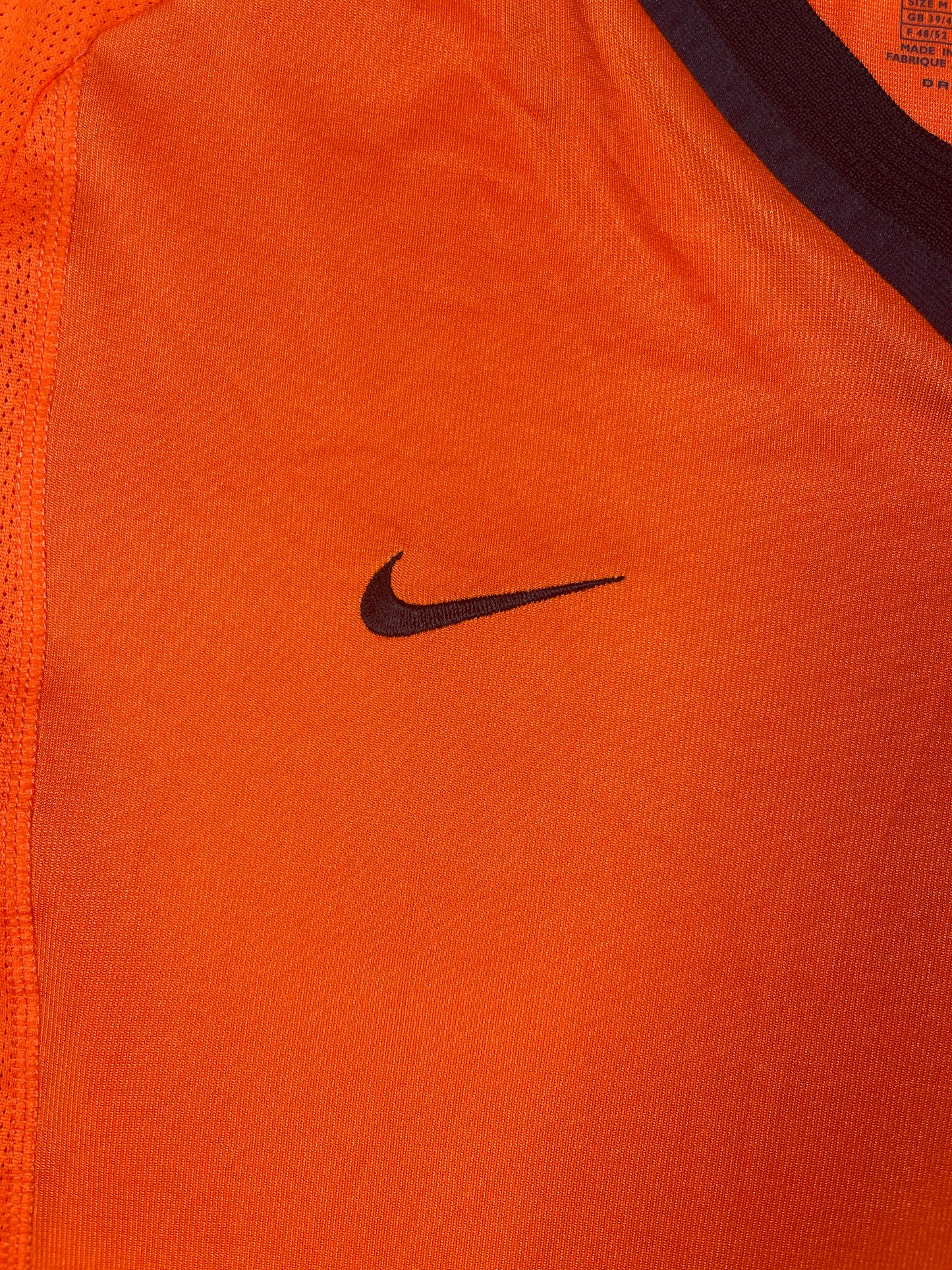 🇳🇱⚽️New Authentic Netherlands Nike 2000 - 2001 Home Football Shirt Orange BNWT NOS Size M