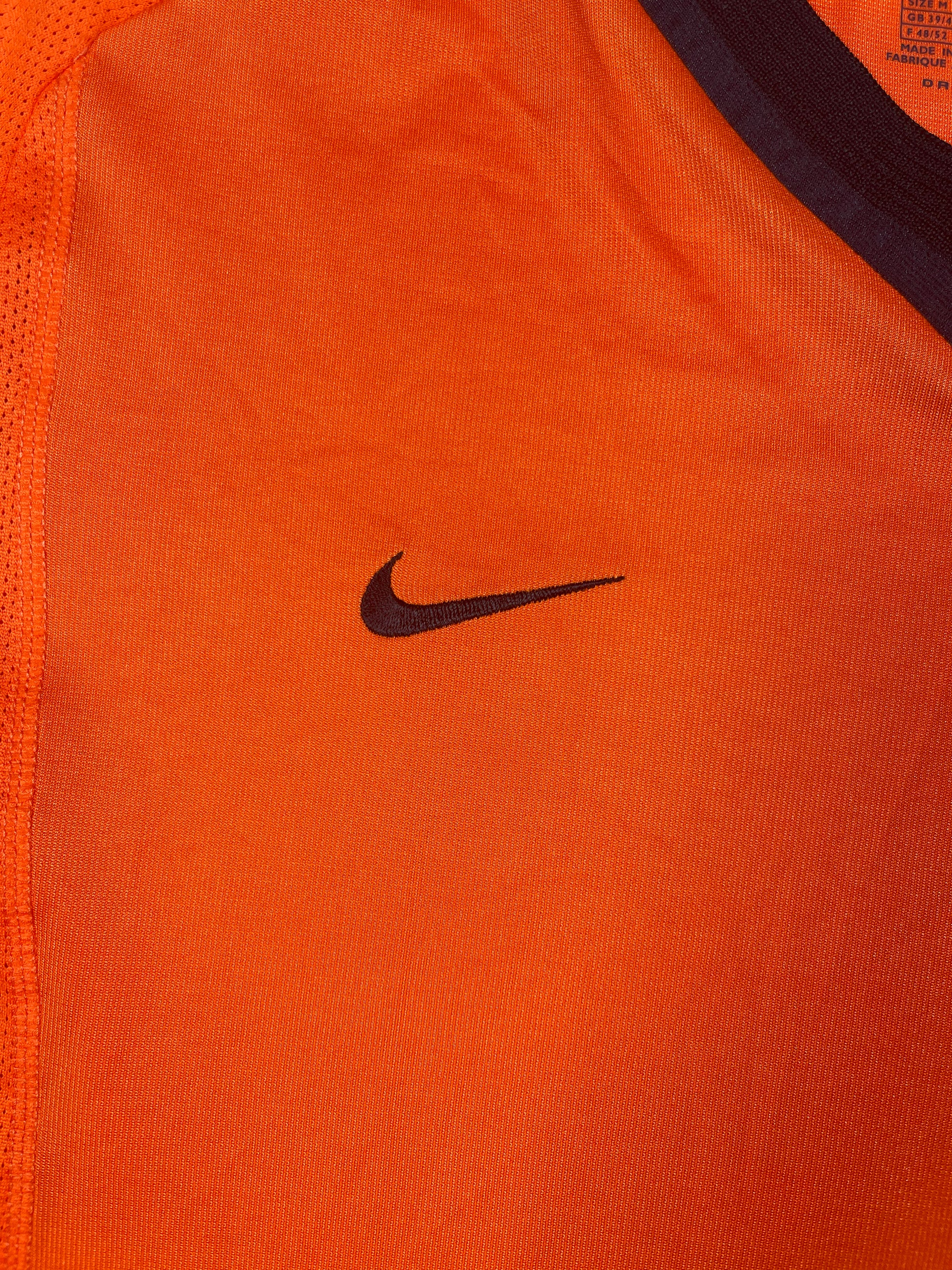 🇳🇱⚽️New Authentic Netherlands Nike 2000 - 2001 Home Football Shirt Orange BNWT NOS Size M