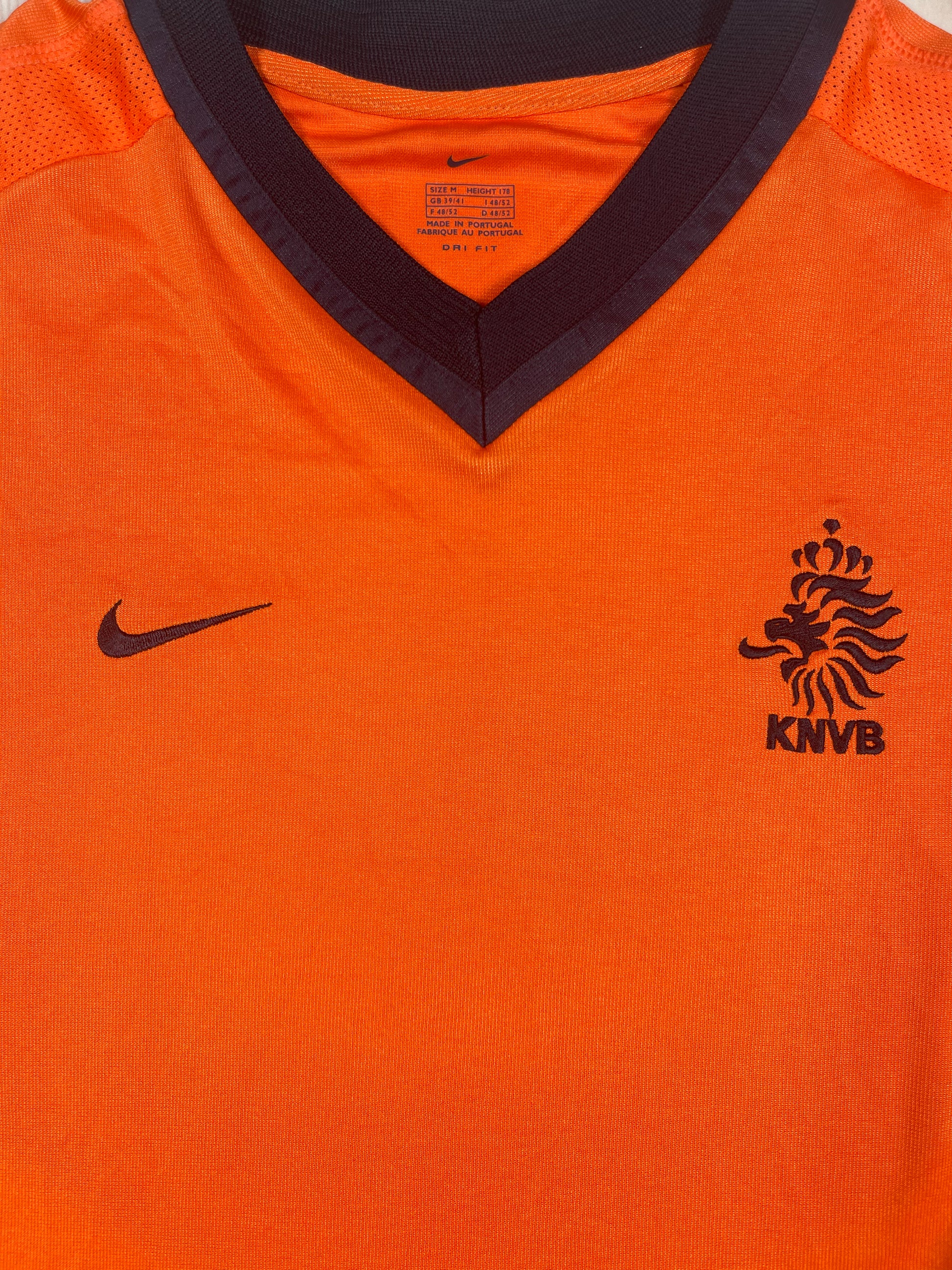 🇳🇱⚽️New Authentic Netherlands Nike 2000 - 2001 Home Football Shirt Orange BNWT NOS Size M