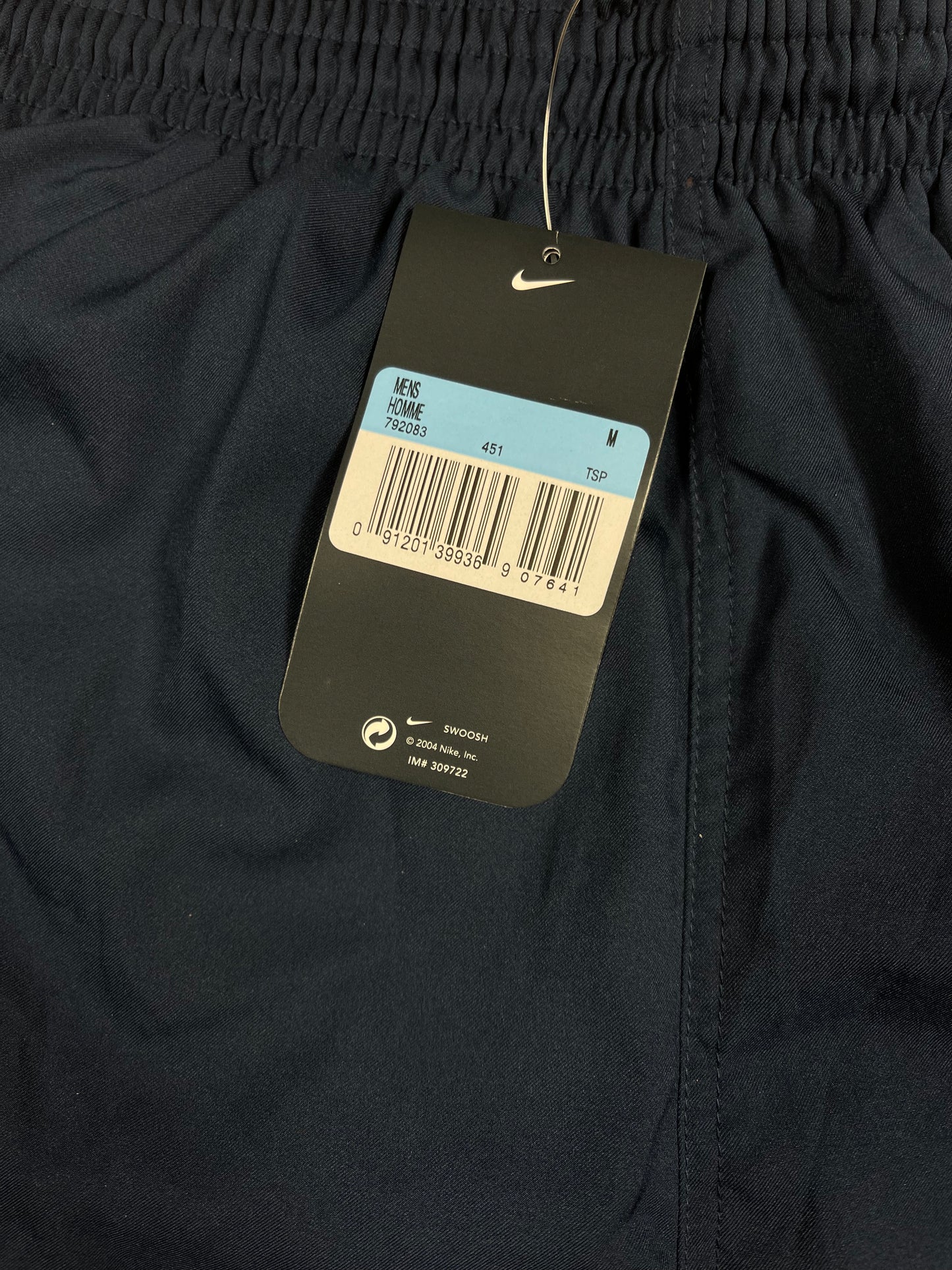 New Authentic Y2K PSG Paris Saint Germain Shorts 2004 Blue NOS BNWT DS DeadStock