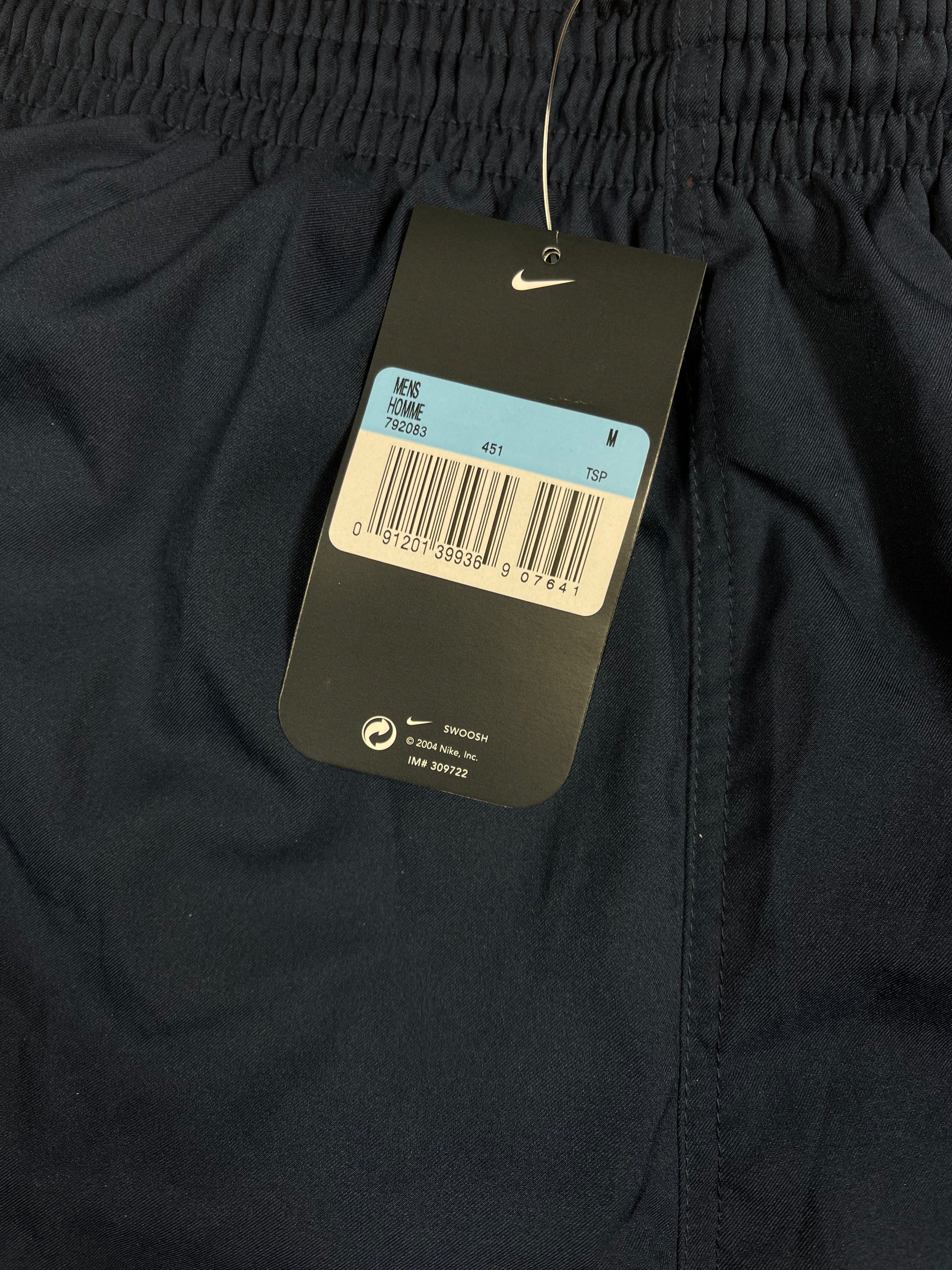 New Authentic Y2K PSG Paris Saint Germain Shorts 2004 Blue NOS BNWT DS DeadStock