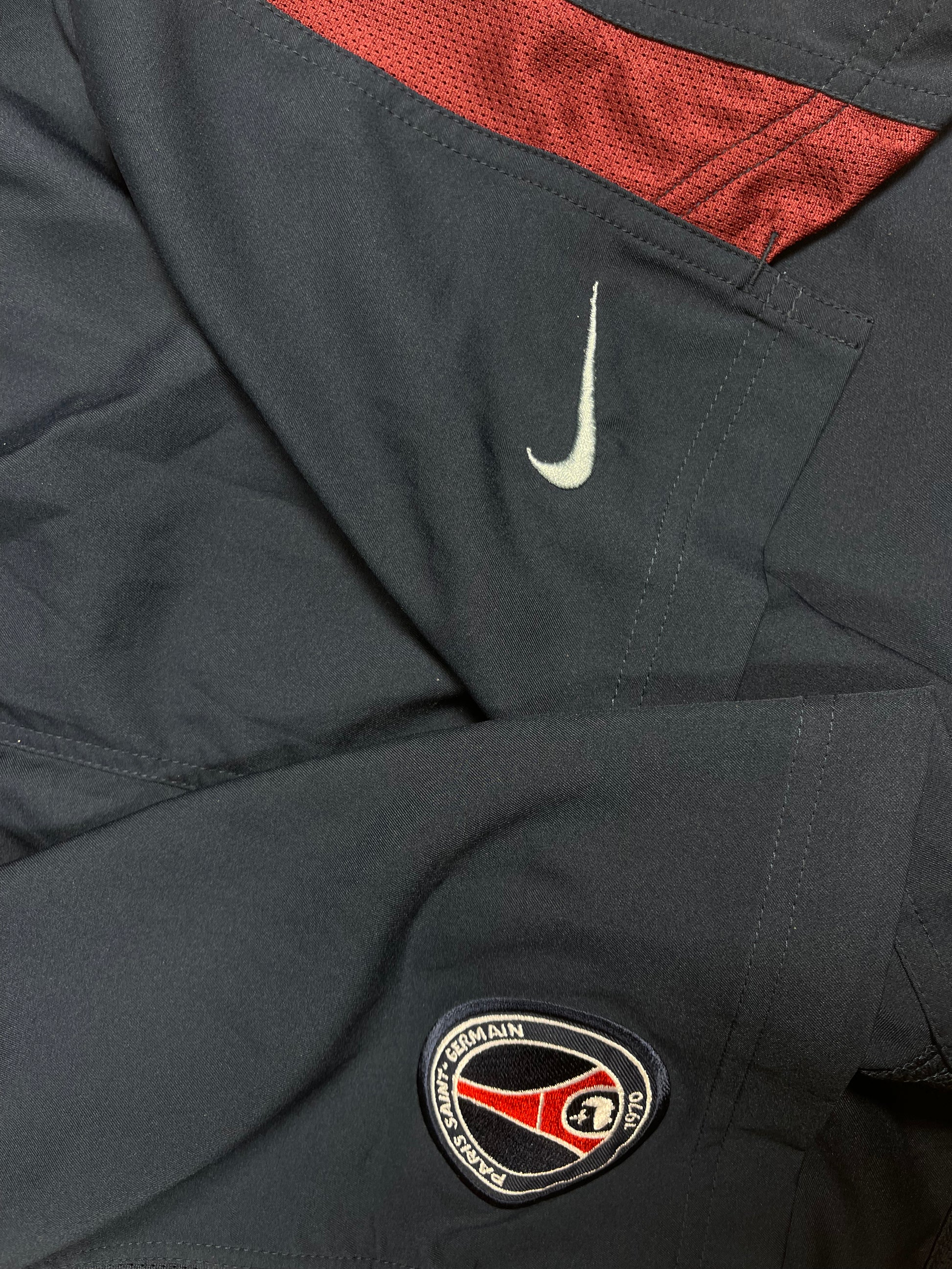 New Authentic Y2K PSG Paris Saint Germain Shorts 2004 Blue NOS BNWT DS DeadStock