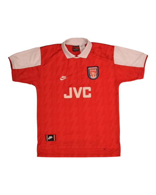 Vintage Arsenal London Nike Premier 1994 1995  1996 Home Football Shirt Gunners Red JVC Made in Gt. Britain Thunder Size XL