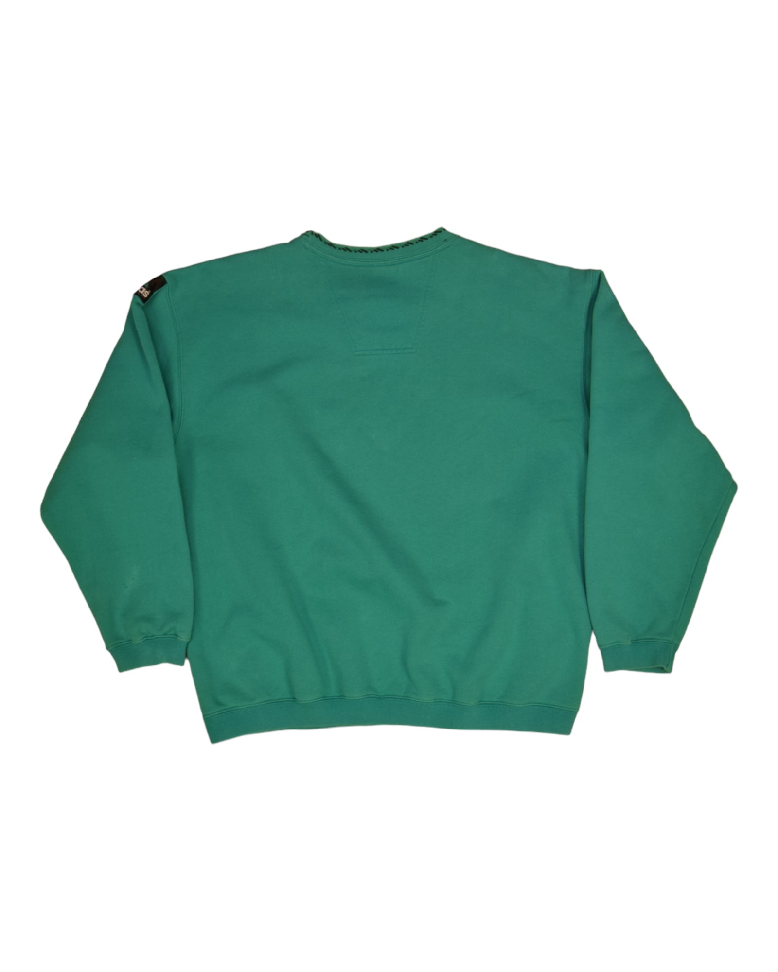 Vintage 90's Adidas Equipment Crewneck Sweatshirt Green Cotton Size M-L