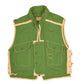 Vintage 80's Diesel Thunder Boating Vest Utilitarian Technical Water Resistant Wind Proof Seaproof Outboard Repair Diesel Inc. Everything Nautical Made in Italy Size L Green
