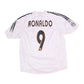 Ronaldo Nazario De Lima 'Il Fenomeno' 'The Phenomenon' R9 Real Madrid  Adidas 2004 2005 Home Football Shirt 9 White Siemens Mobile