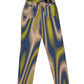 90's Versace Jeans Couture Opt Art Psyhadelic Geometric Stretch Made in Italy High Waist