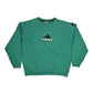 Vintage 90's Adidas Equipment Crewneck Sweatshirt Green Cotton Size M-L