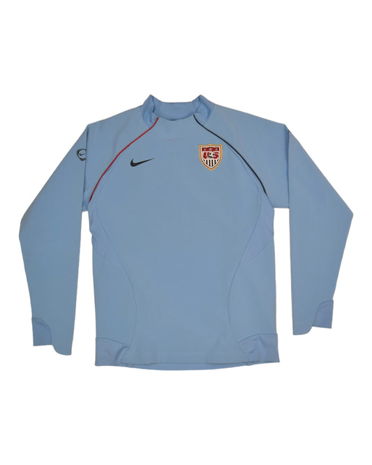 Nike FitDry USA Soccer Team 2005 - 2006 Sweat Top Sweatshirt Size M Slim Fit