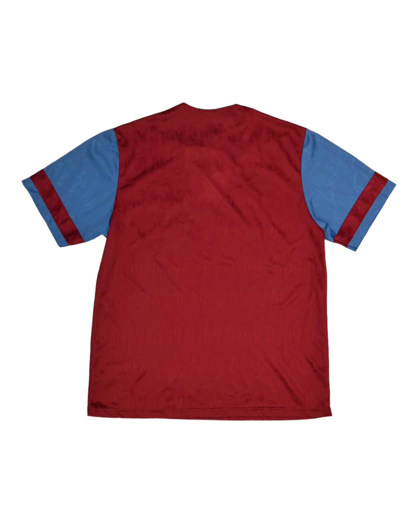 Vintage Aston Villa Umbro  1992 - 1993 Home Football Shirt Mita Copiers Size XL