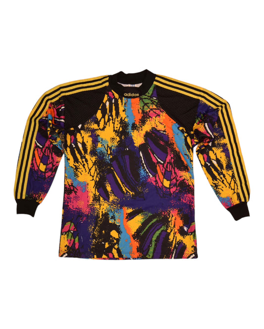 AS Monaco Adidas 1992 - 1993 Goalkeeper Football Shirt Template Size M Abstract Colorful Pattern