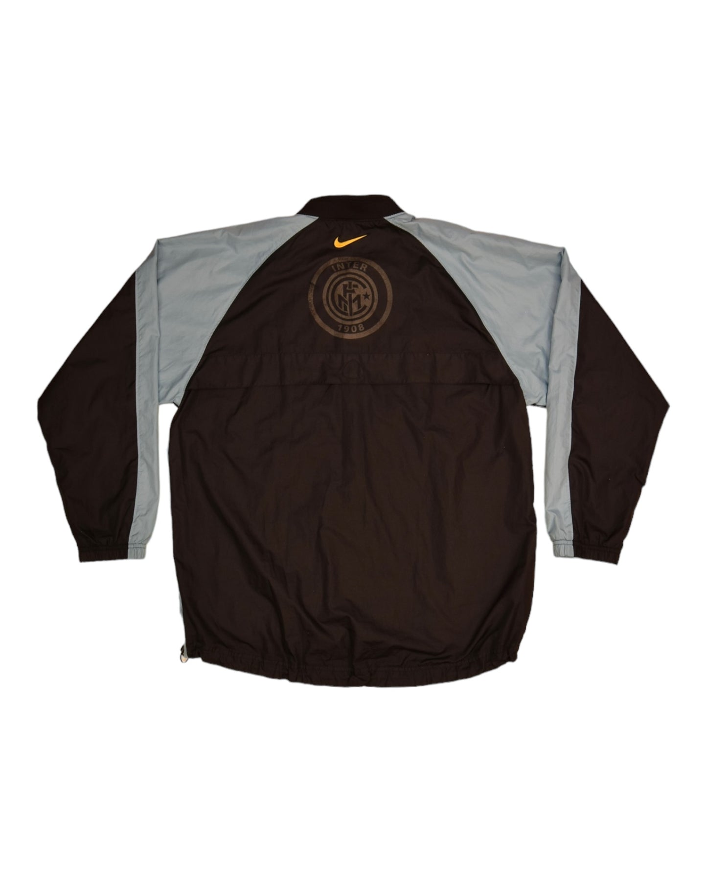 Inter Internationale Milano Nike Team 1998-2000 Light Football Jacket / Shell Size M Blue Black
