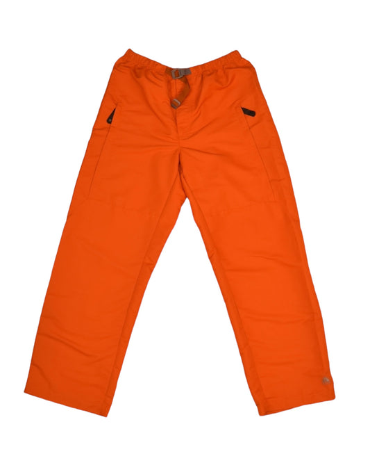 Y2K Nike ACG Trail Hiking Pants With Adjustable Waistband Technical Gorpcore Size XL Orange