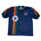 Vintage Newcastle United Adidas 1997 - 1998 Away Football Shirt Brown Ale Blue Green Orange Made in UK