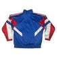 Vintage France Adidas Football Jacket Shell 1990 1991 - 1992 Made in Portugal Size L - XL Blue Red White