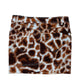 Y2K Just Cavalli Mini Skirt Low Waist Animal Print Made in Italy Size 26 Cotton Skin Tight