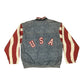 💎 ⚽️ 🇺🇸 Vintage Iconic Rare Grail 1994 USA World Cup Adidas Football Soccer Jacket Cotton Polyester Red Blue White Denim Pattern