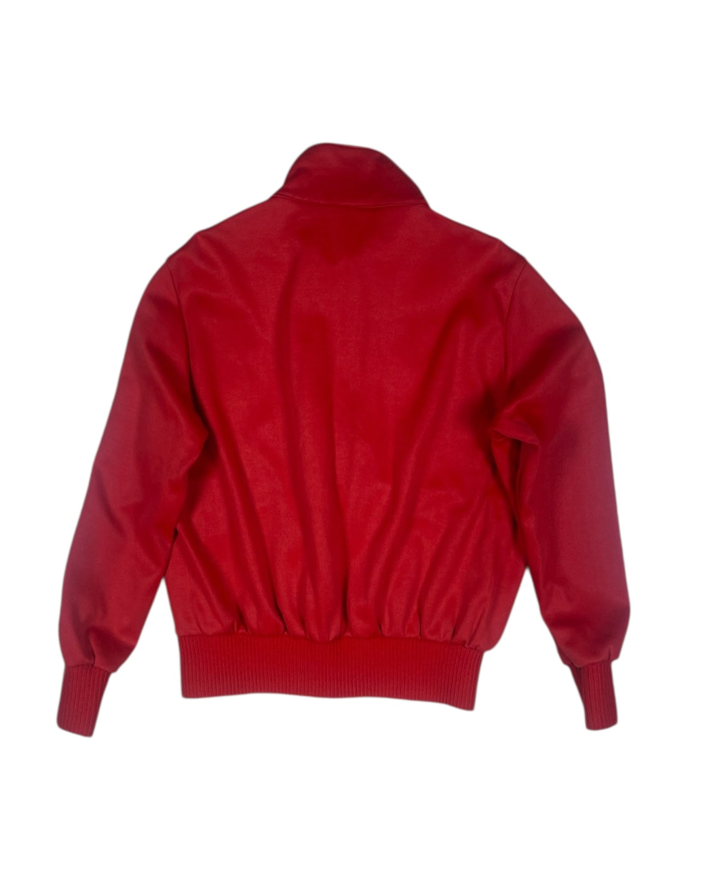 Vintage Adidas 70's 80's Track Top Jacket Red White Made in West Germany Size S-M Classic