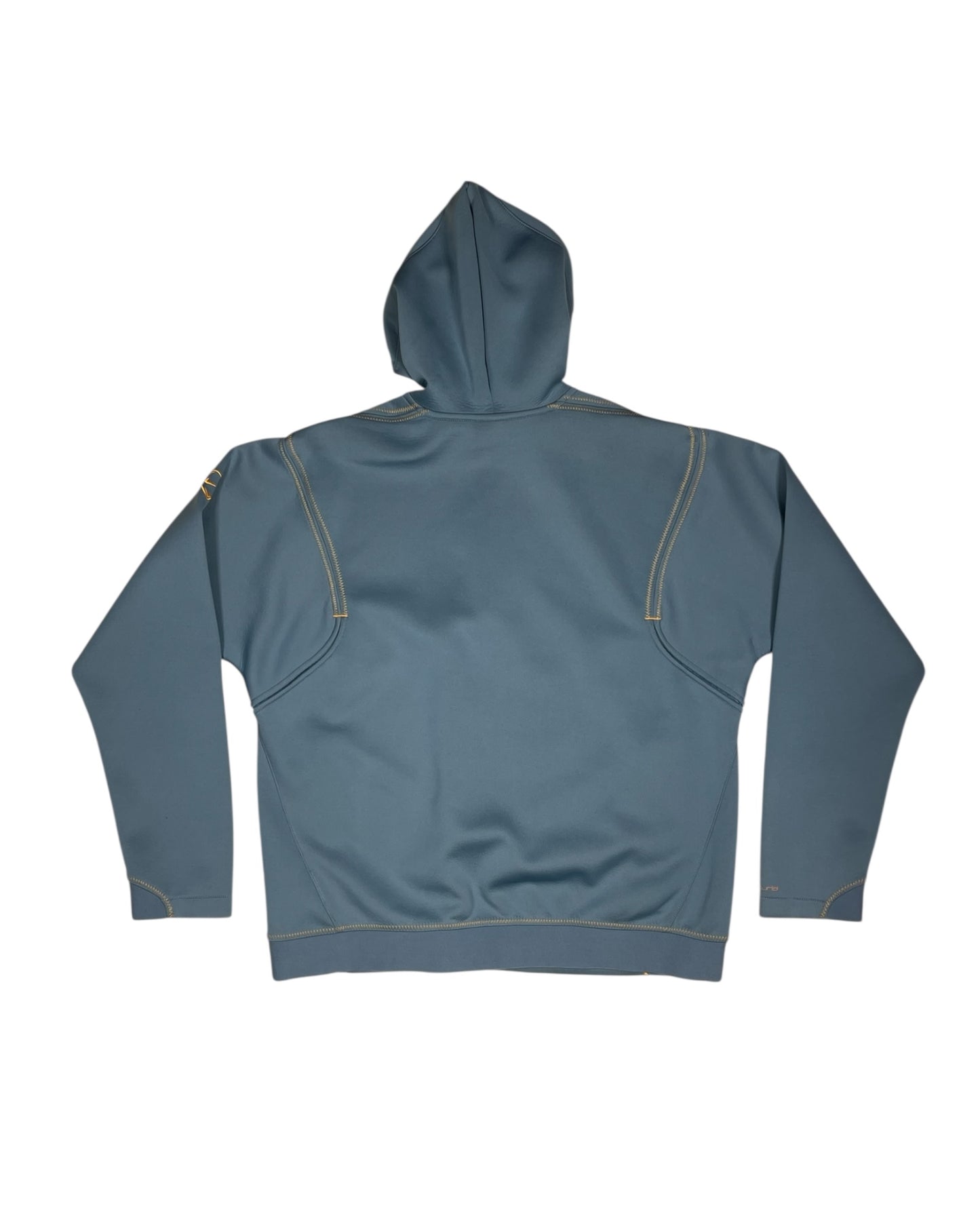 Y2K Nike Total 90 Mercurial Technical Hoodie Size XL Peacock Blue