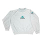 90's Adidas Equipment EQT Boxy Sweatshirt Crew Neck Grey Made in Germany Size XL - XXL
