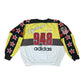 ❤️💎Rare Vintage Grail 80's 90's Adidas Cyclone Flushin Cycling 948 Boxy Heavy Cotton Sweatshirt Crew Neck USA Size L-XL Black Yellow White ASAP Rocky Janet Jackson