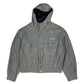 Vintage 80's 90's Diesel Hooded Jacket Size L Made in Italy Waikiki Wonder Wear Light Blue Dusty Blue