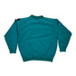 Vintage 90's Adidas Equipment EQT Sweatshirt / Crew Neck Green Boxy M L Made in Hong Kong Cotton Wide Collar