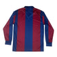 Vintage Bologna Uhlsport 1990 -1991 Home Football Shirt Size L Made in Italy Mercatone Uno Red Blue Long Sleeve