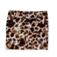 Y2K Just Cavalli Mini Skirt Low Waist Animal Print Made in Italy Size 26 Cotton Skin Tight