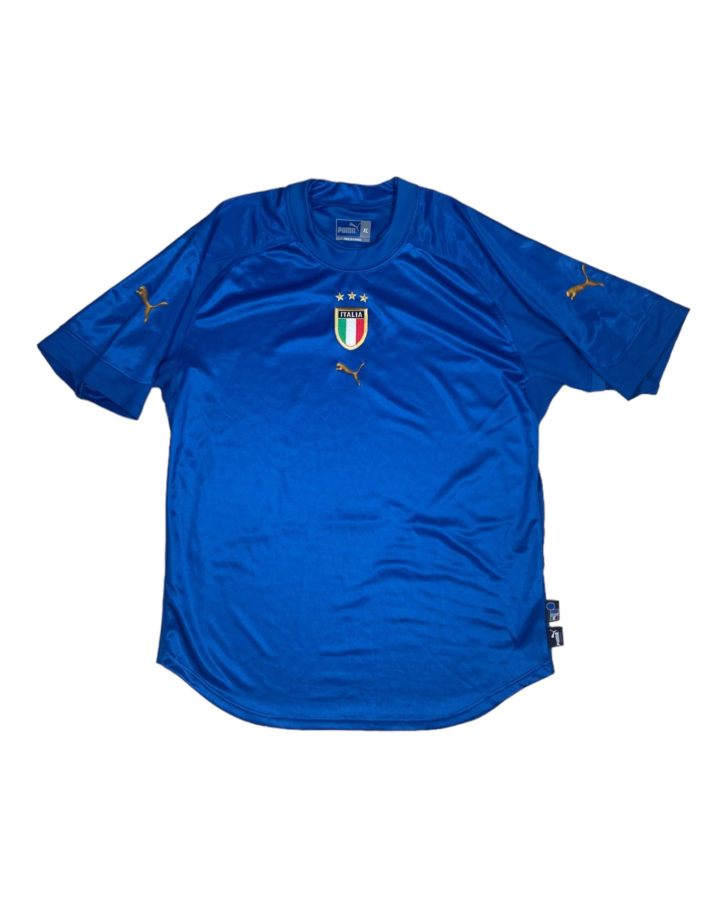 Puma Italy Italia Design Neil Barrett 2004 2005 2006 Home Football Shirt Blue Size XL