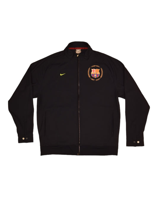 Barcelona Nike 2007-2008 Jacket Camp Nou 1957-2007 Blue Size L