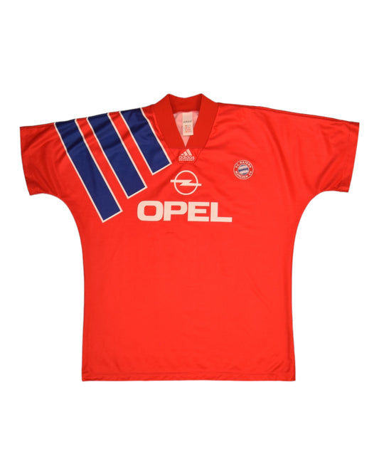 Bayern München Adidas Equipment 1991 - 1992 - 1993 No # 10 Red Blue Opel Size XL